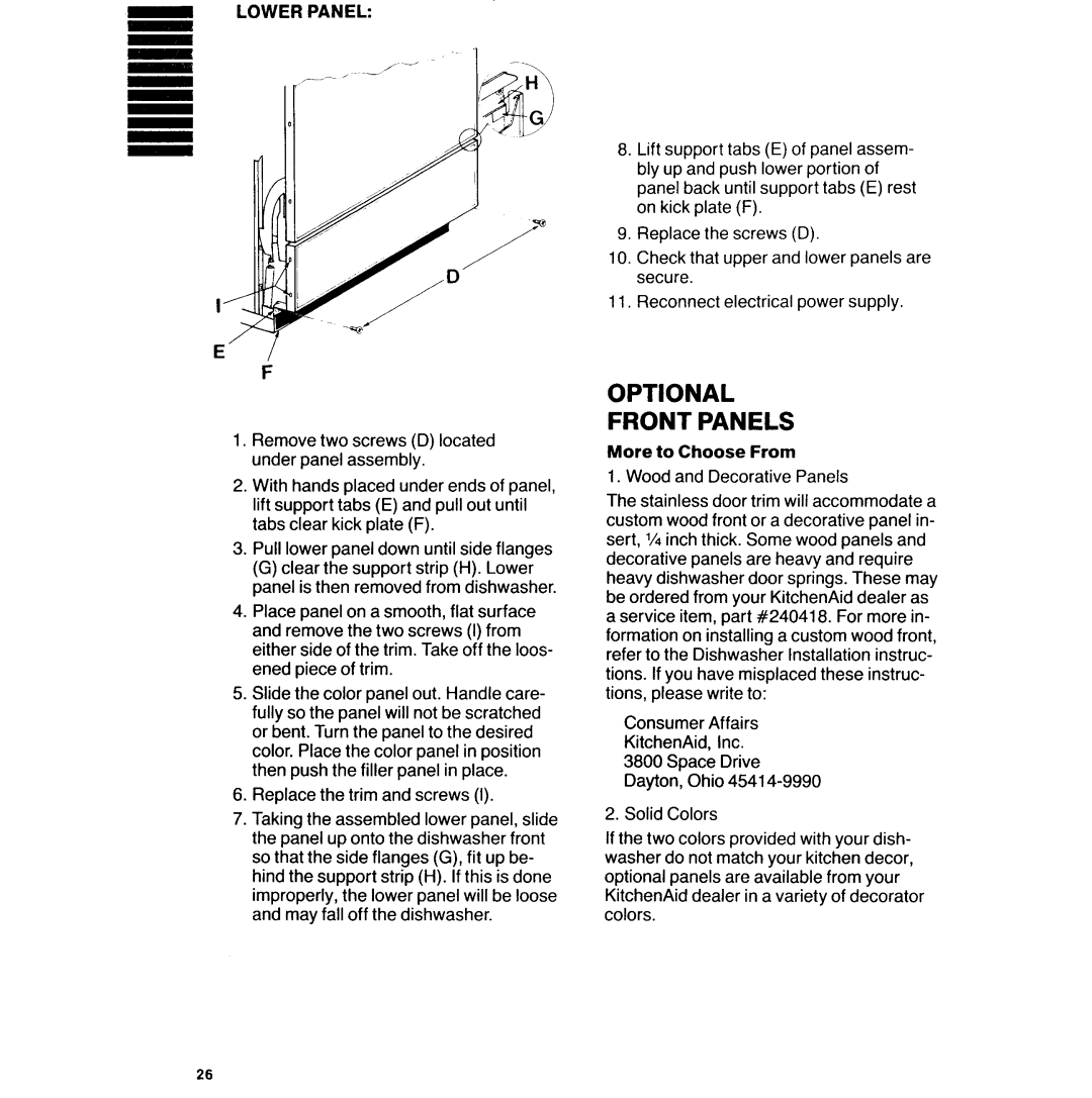 KitchenAid KDB-21 manual 