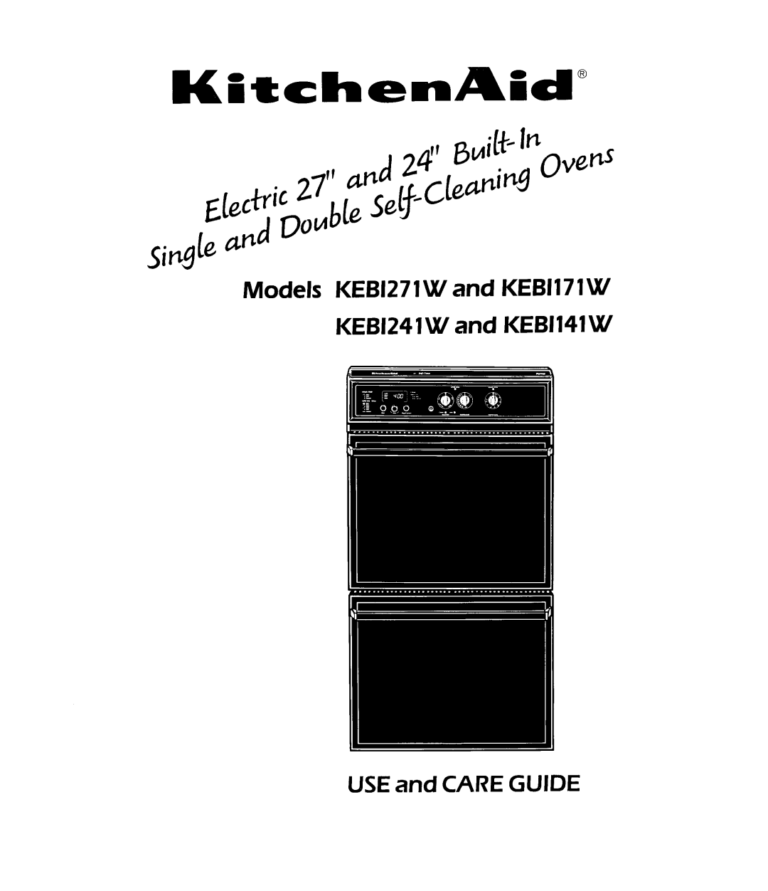 KitchenAid KEBI-141W, KEBI-171W, keb1271w, KEBI-241W manual 