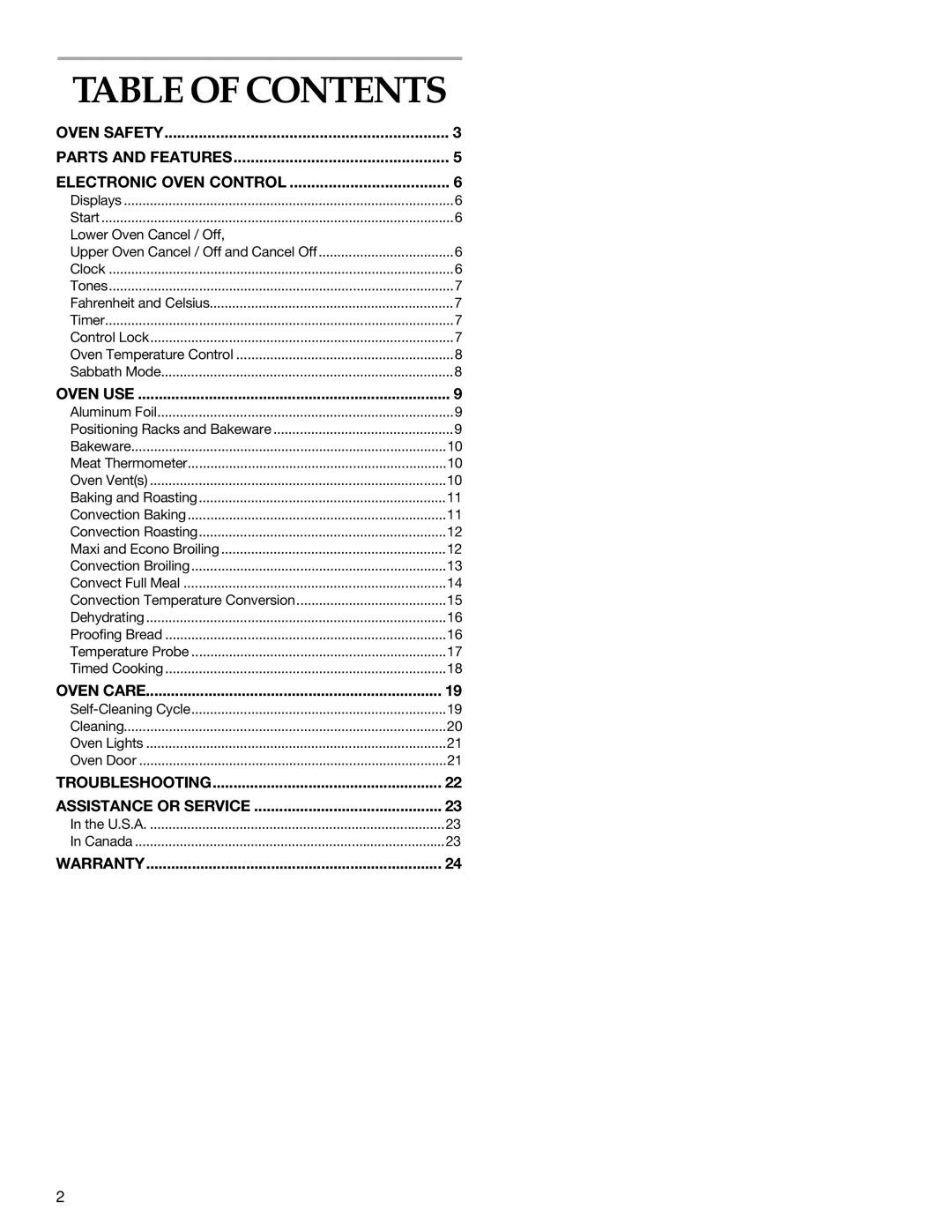 KitchenAid KEBS107, KEBS177, KEBS147 manual Table of Contents 