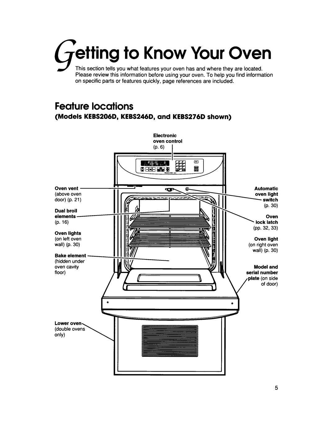 KitchenAid KEBS246D, KEBS206D, KEBS276D manual 