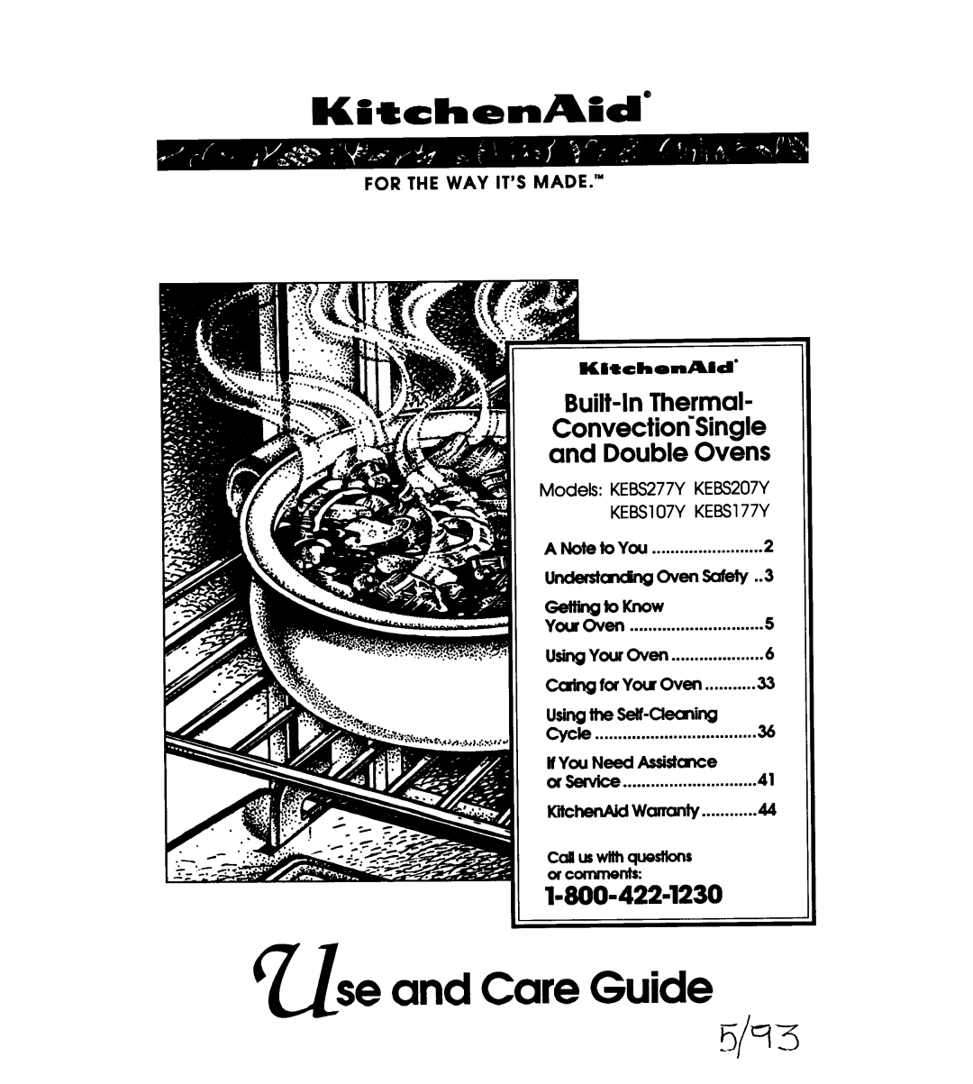 KitchenAid KEBS177Y, KEBS207Y, KEBS107Y manual 