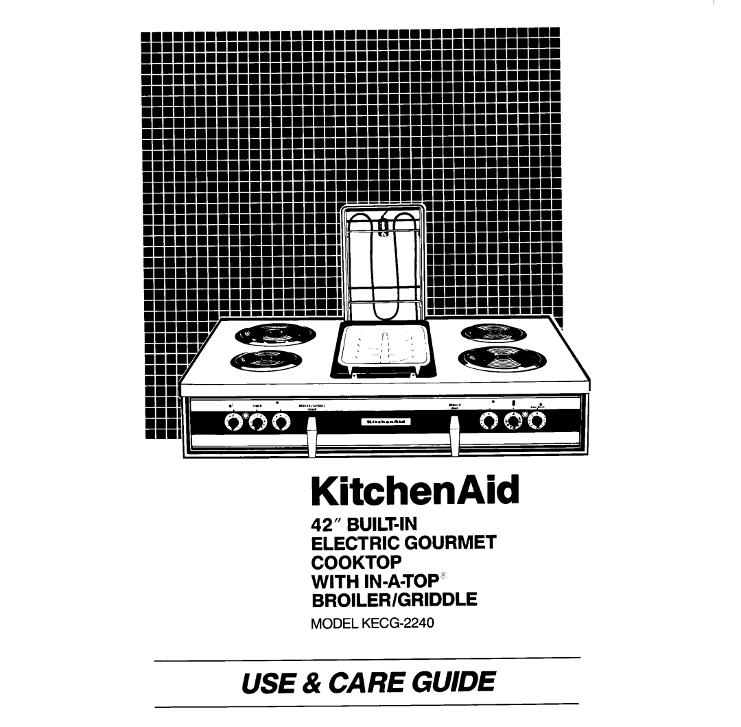 KitchenAid KECG-2240 manual 