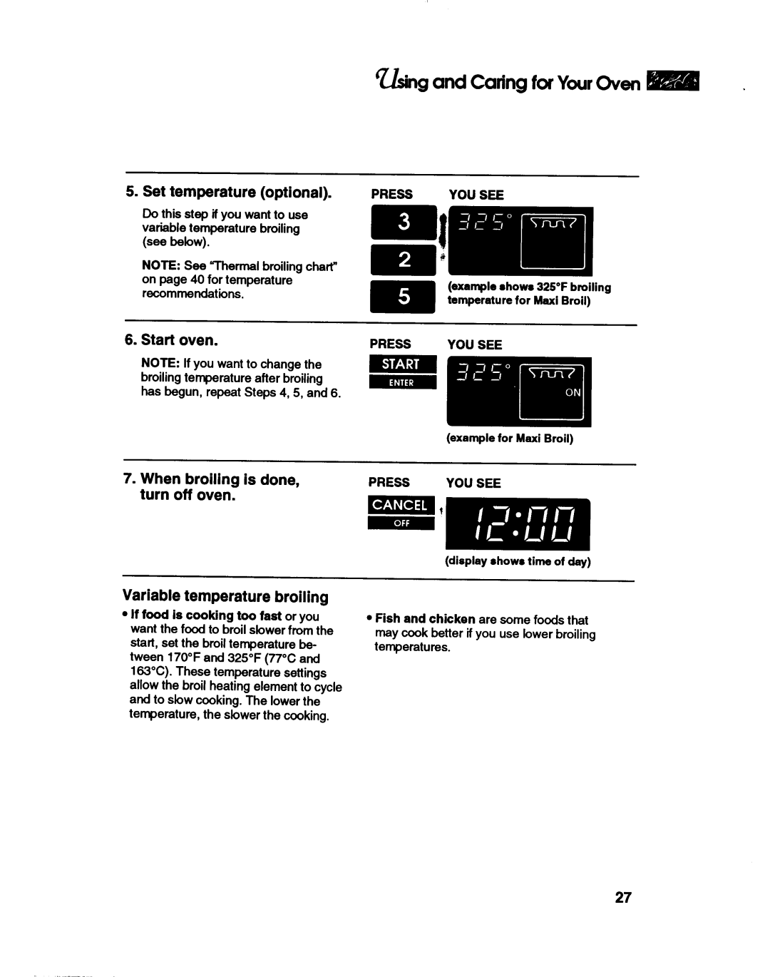 KitchenAid KEDS207B, 336, Range manual 