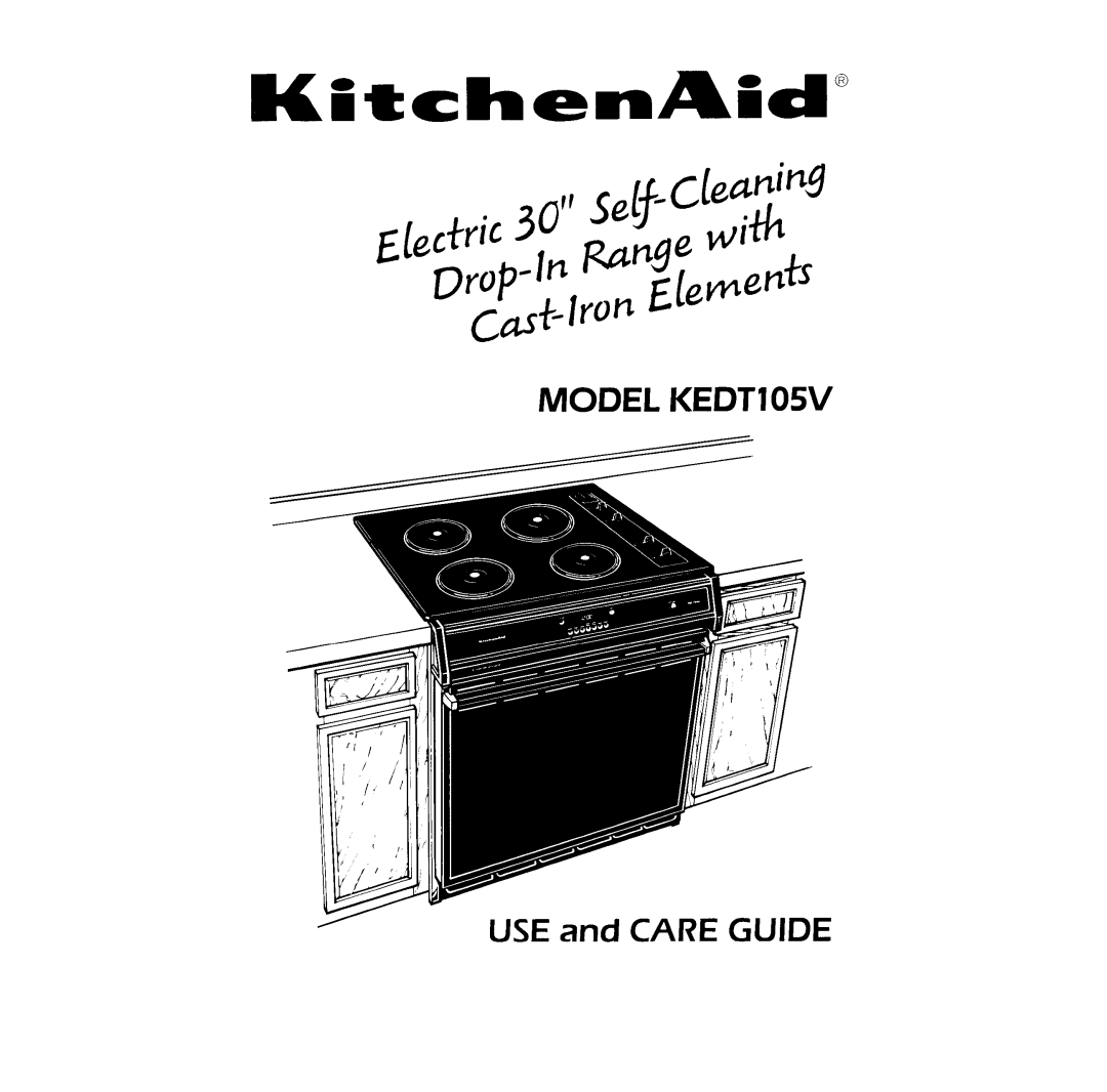 KitchenAid KEDT105V manual 