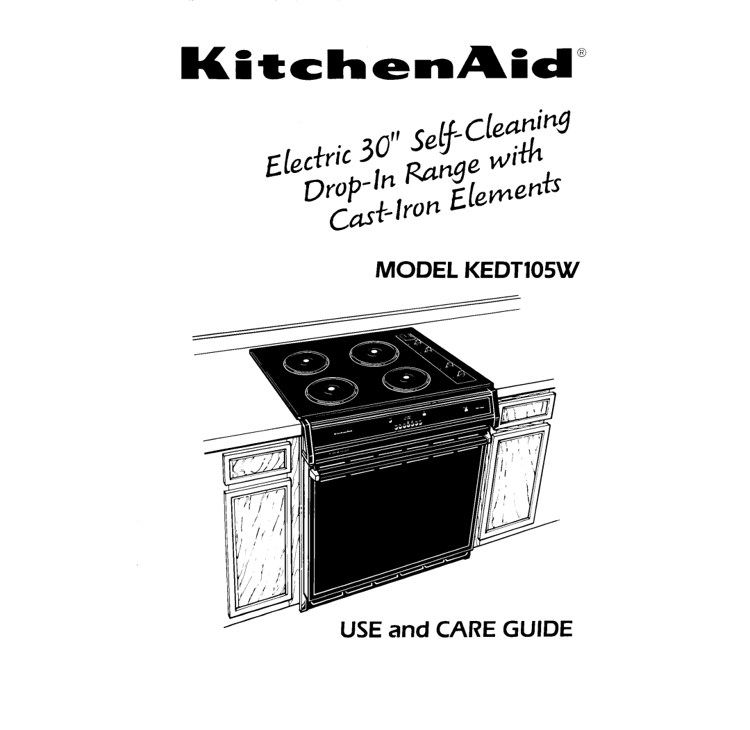 KitchenAid KEDT105W manual 