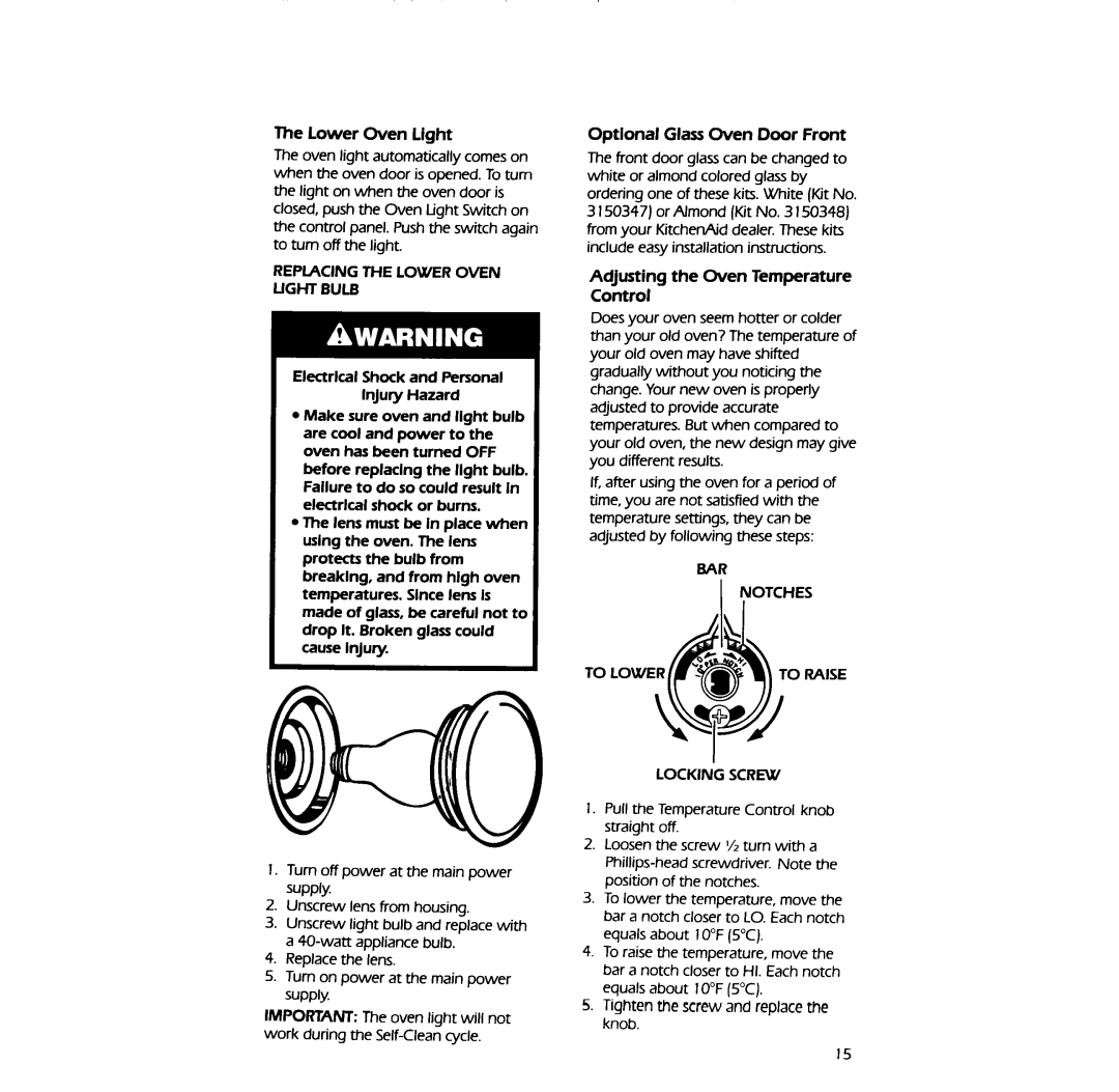 KitchenAid KEMI300W manual 