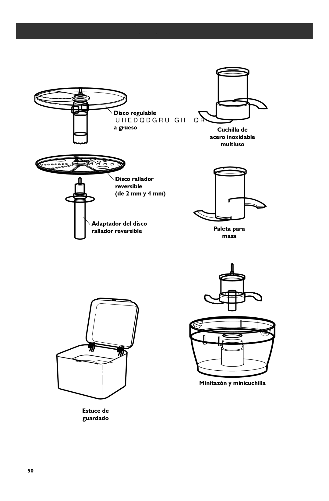 KitchenAid KFP1133 manual Piezascmd + Shifty Característicasclick to Hange Copy, De 2 mm y 4 mm 