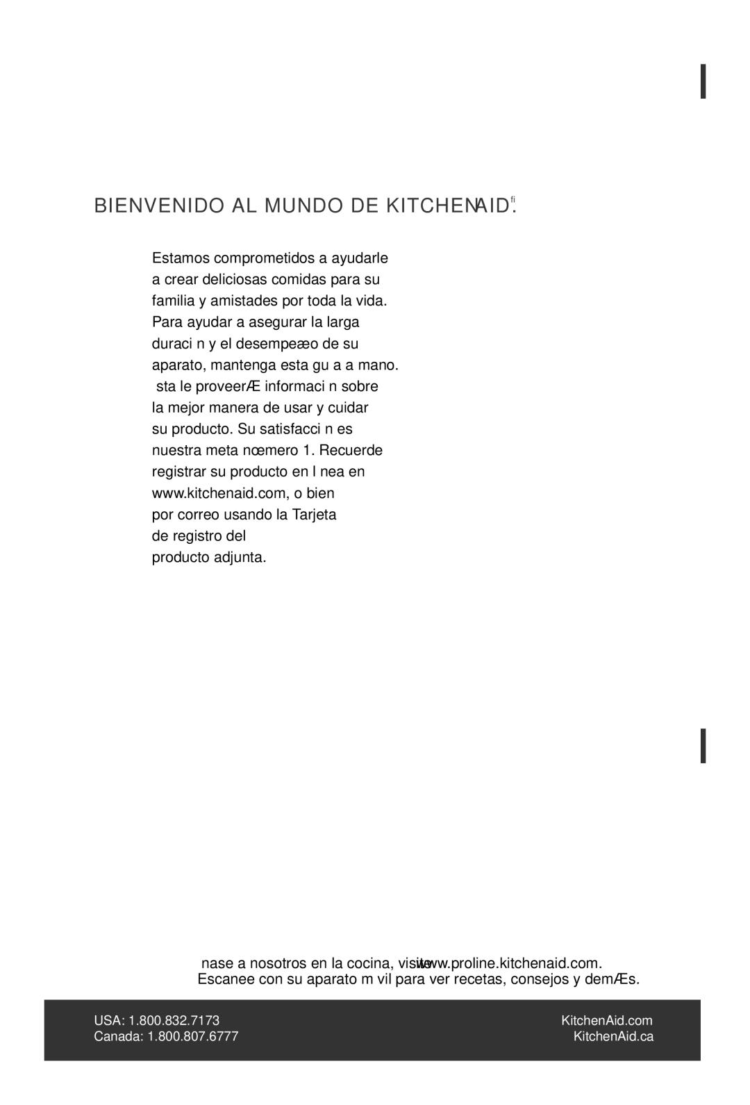 KitchenAid KFP1642 manual Bienvenido al mundo de KitchenAid 