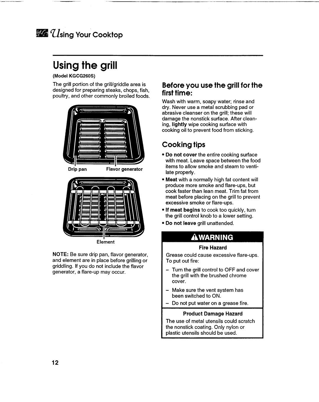KitchenAid KGCS100S manual 