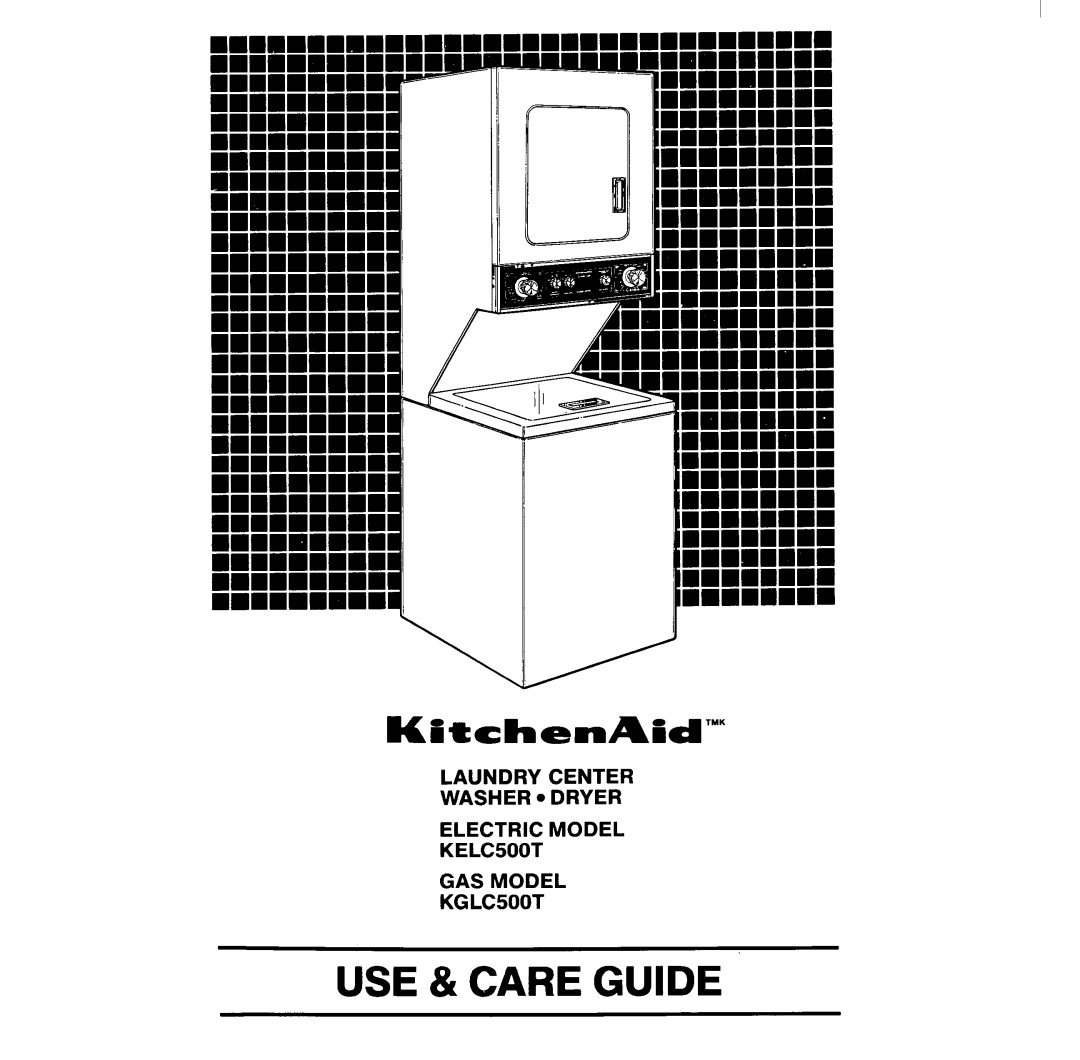 KitchenAid KELC500T, KGLC500T manual 