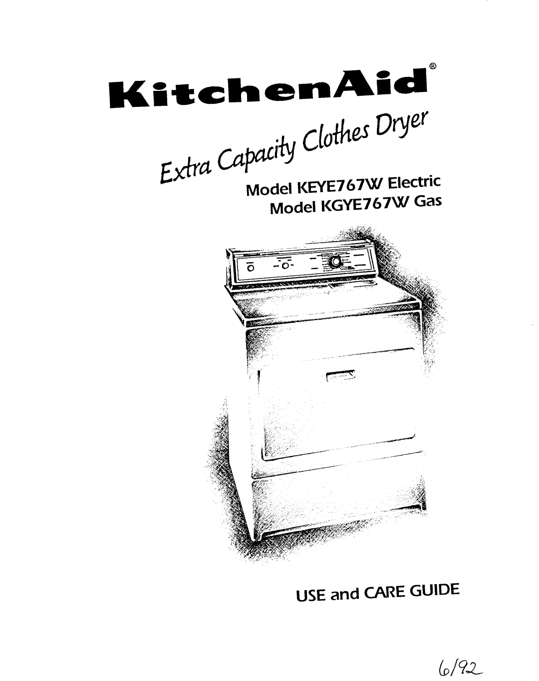 KitchenAid KEYE767W, KGYE767W, Clothes Dryer, 86 manual 