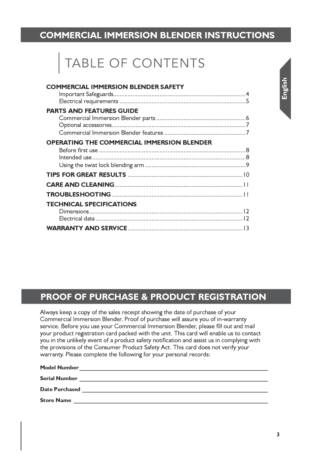 KitchenAid KHBC212, KHBC210, KHBC208 manual Table of Contents 