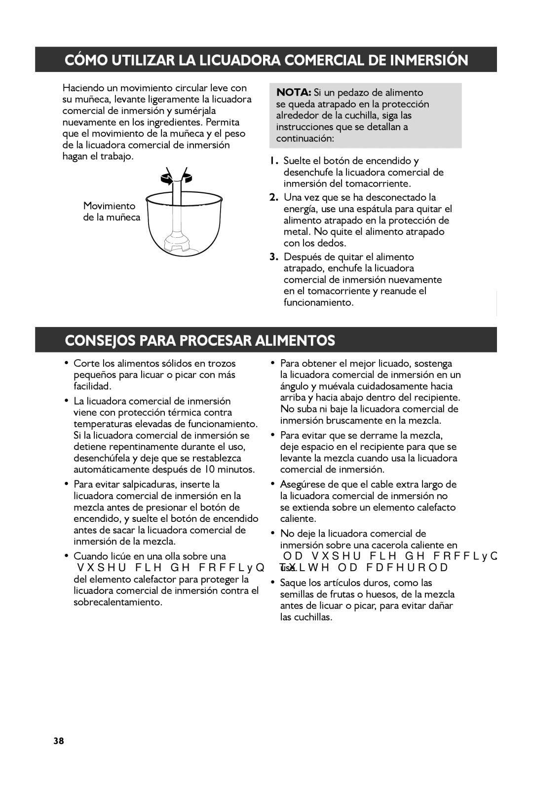 KitchenAid KHBC208, KHBC212, KHBC210 manual Consejos Para Procesar Alimentos 