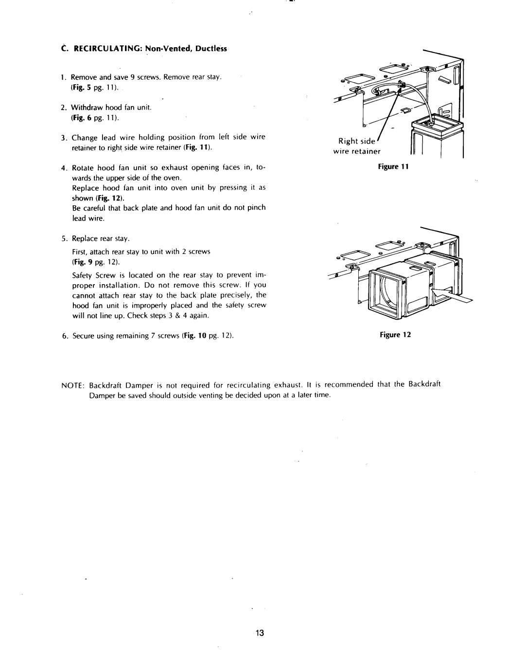 KitchenAid KHMS 105, KHMS 106 installation instructions Recirculating Non-Vented, Ductless 