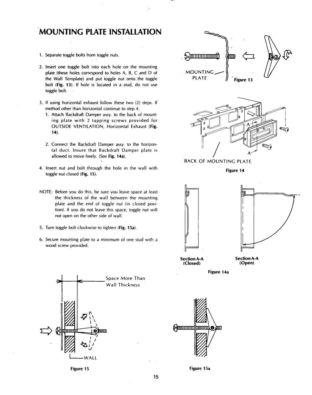 KitchenAid KHMS 105, KHMS 106 installation instructions Mounting Plate Installation 