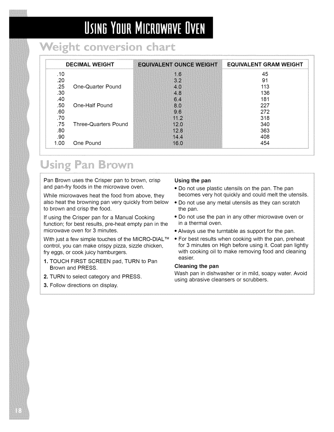 KitchenAid KHMS147H manual Decimal Weightequivalent Gram Weight, 113 