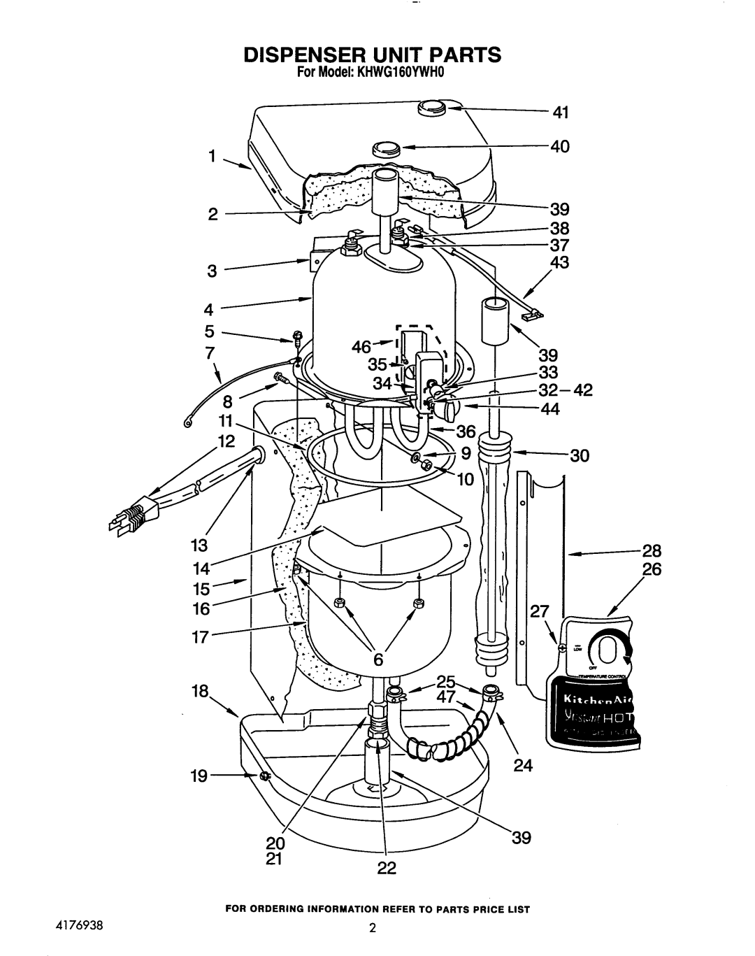 KitchenAid KHWG160YWHO manual 