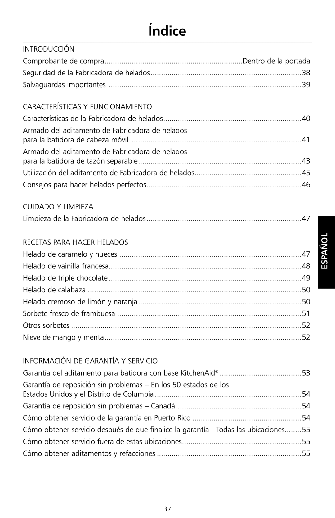 KitchenAid KICA manual Español 