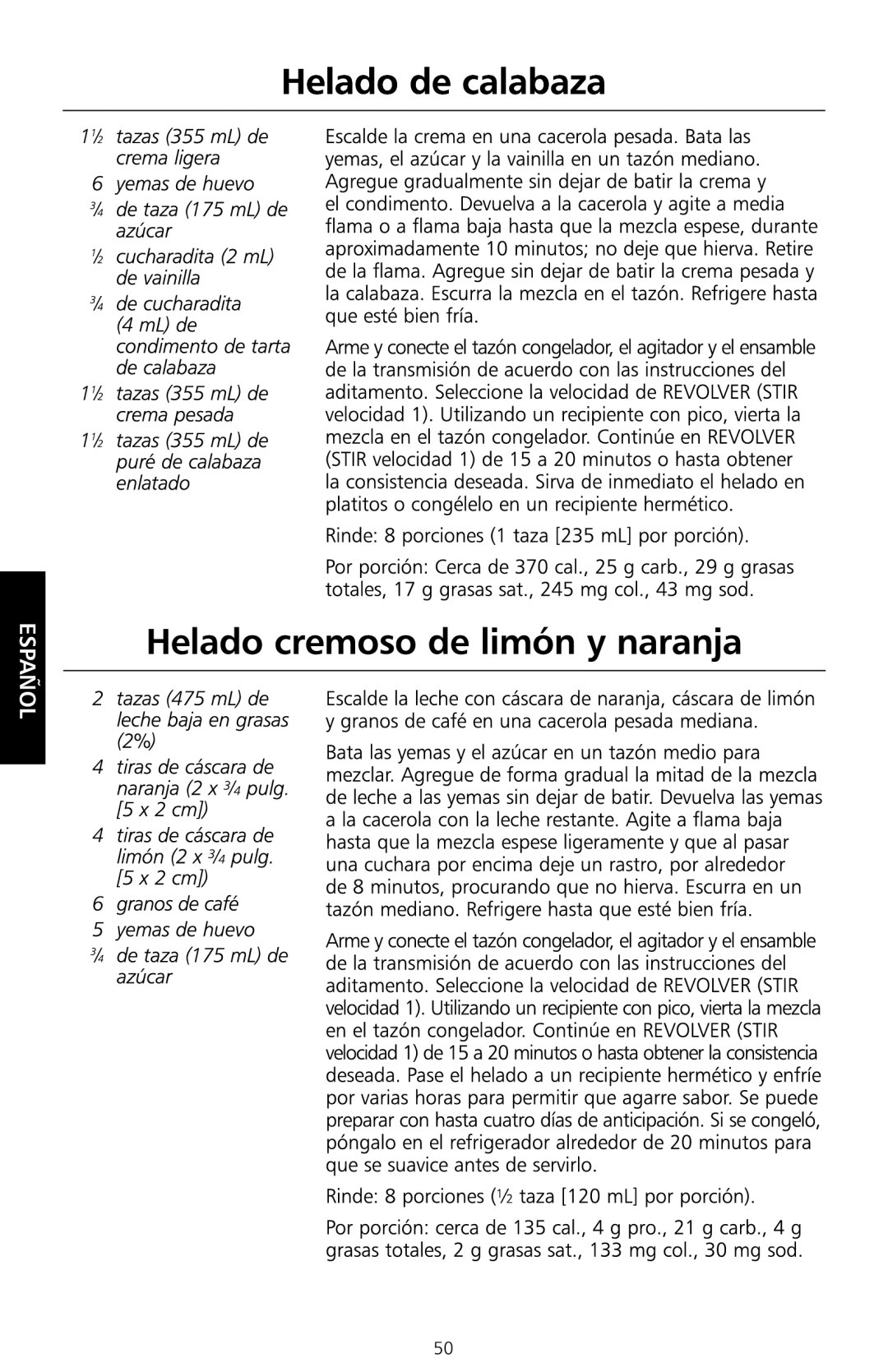 KitchenAid KICA manual Español 