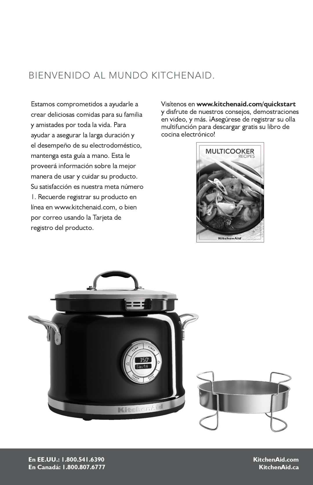 KitchenAid KMC4241 manual Bienvenido AL Mundo Kitchenaid 