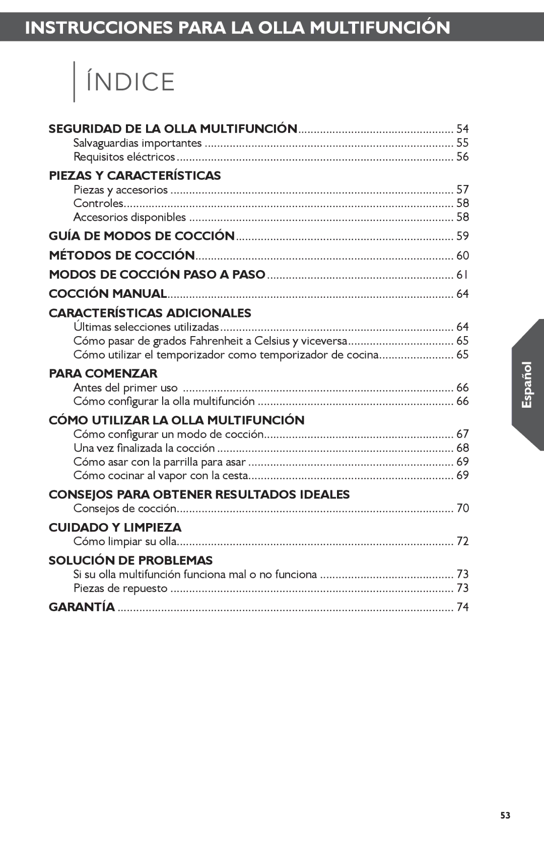 KitchenAid KMC4241 manual Instrucciones Para LA Olla Multifunción 