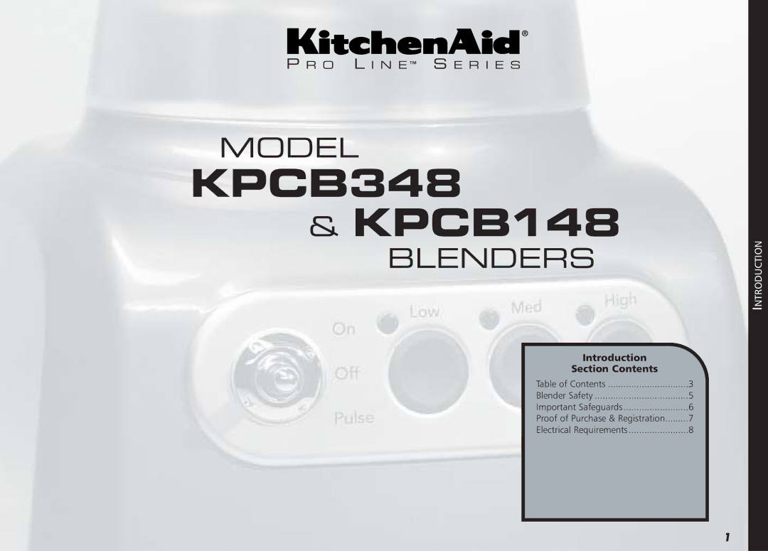 KitchenAid KPCB348, KPCB148 manual 