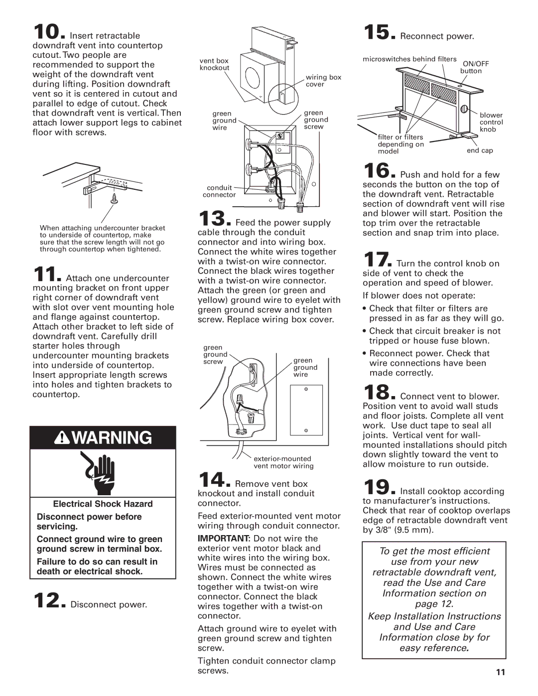 KitchenAid KPEU722M installation instructions Disconnect power 