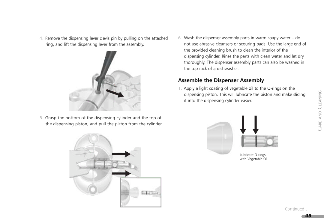 KitchenAid KPFD200 manual Assemble the Dispenser Assembly 