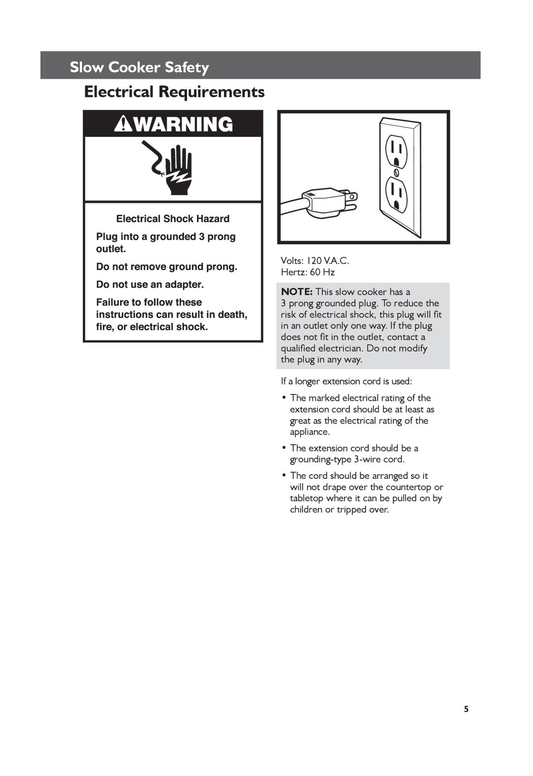 KitchenAid KSC6223, KSC6222 manual Electrical Requirements 