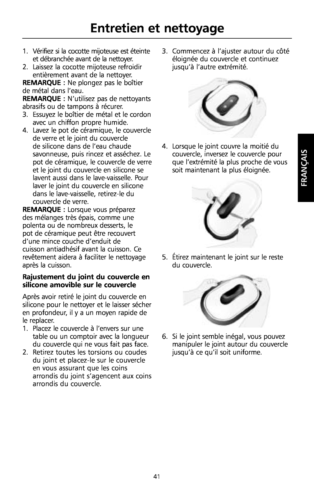 KitchenAid KSC700 manual Entretien et nettoyage, Français 