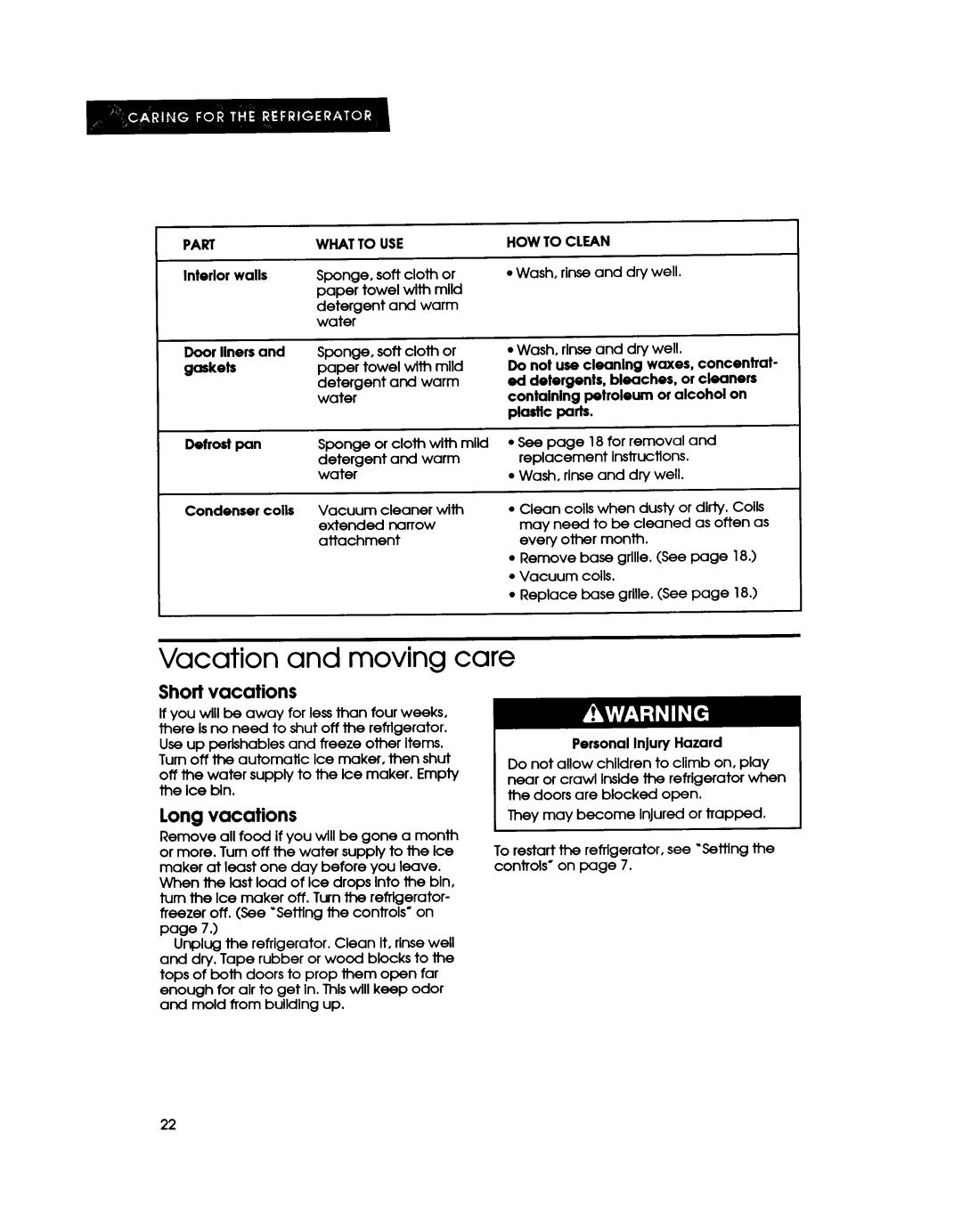 KitchenAid KSRS22Q, KSHS22Q, KSPB22Q, KSRB22Q, KSPS22Q, KSRS25Q manual 