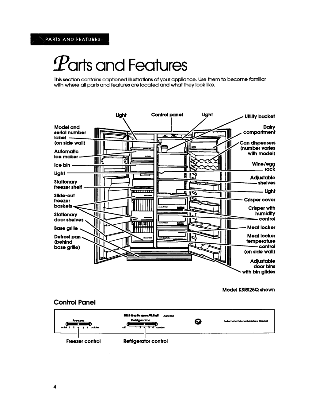 KitchenAid KSRS22Q, KSHS22Q, KSPB22Q, KSRB22Q, KSPS22Q, KSRS25Q manual 