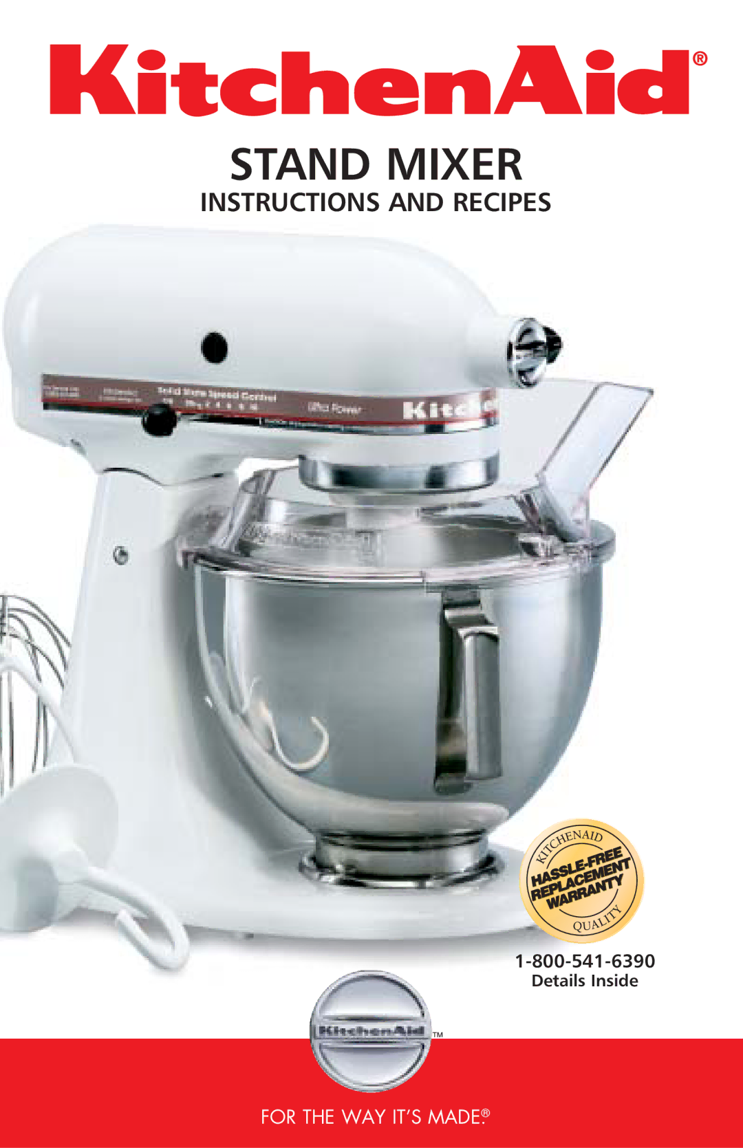 KitchenAid KSM50P, KP50PS manual Stand Mixer 