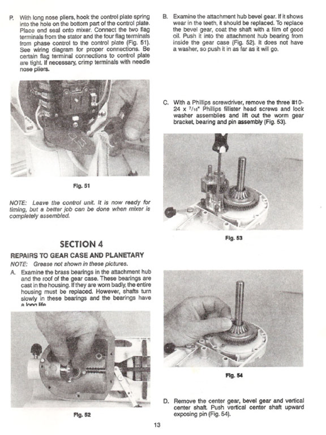 KitchenAid KSM90, KSMc50, K5SS, K45SS manual 