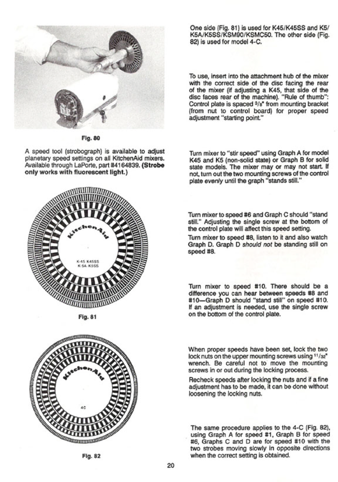 KitchenAid KSMc50, KSM90, K5SS, K45SS manual 