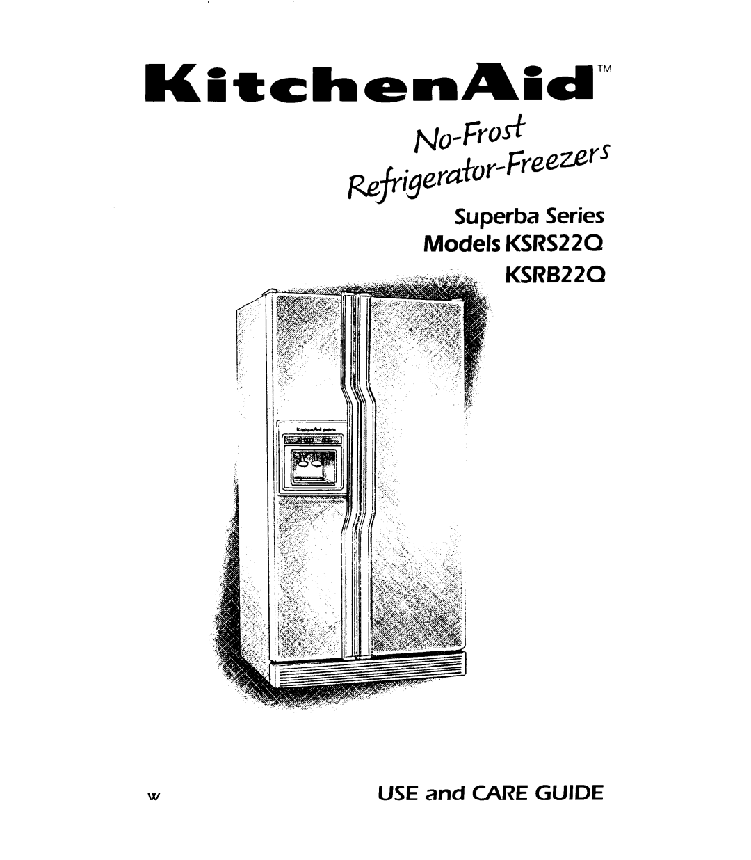 KitchenAid KSRS22Q, KSRB22Q manual 