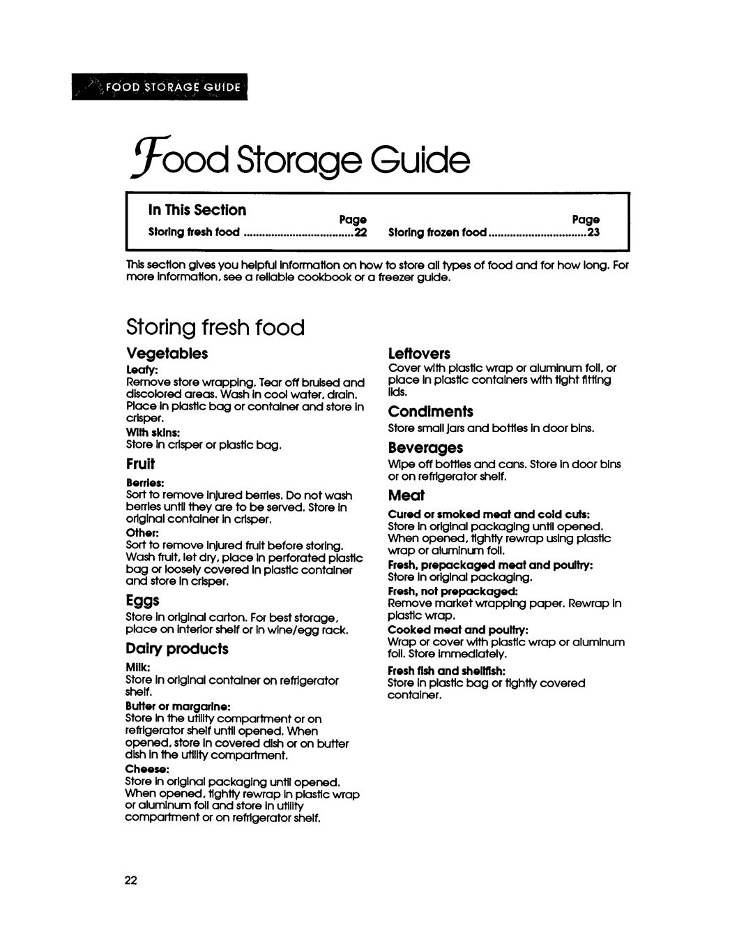 KitchenAid KSRC22D manual 