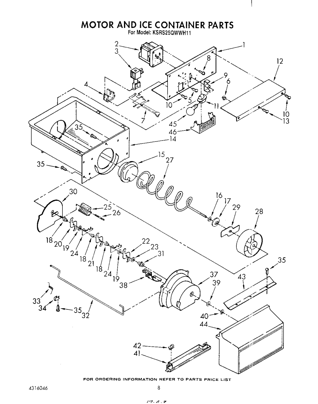 KitchenAid KSRS25QWH11 manual 