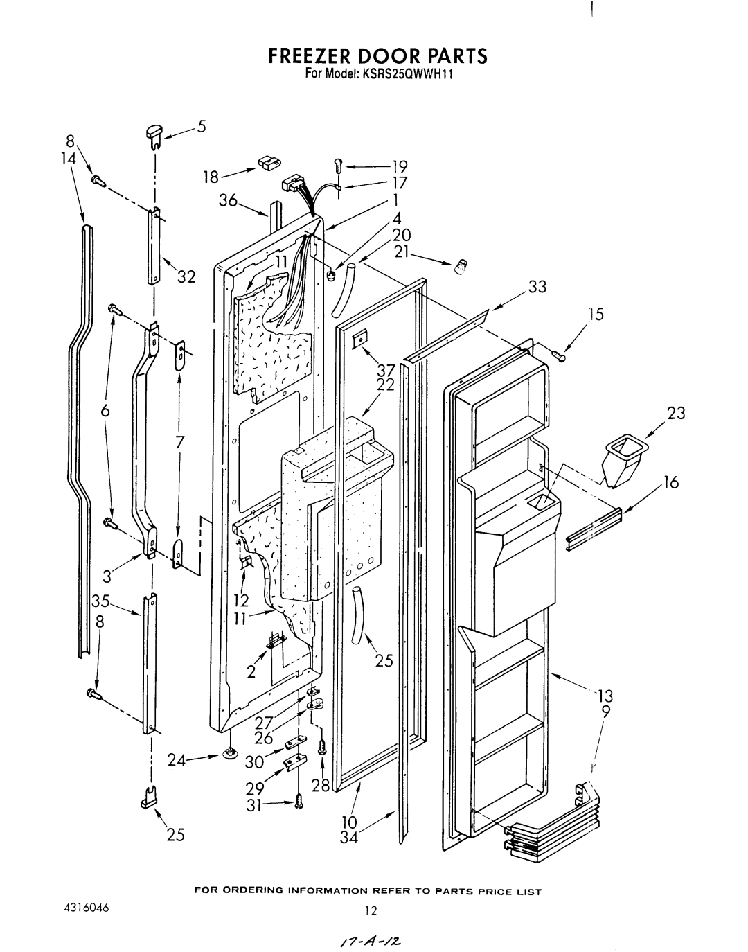 KitchenAid KSRS25QWH11 manual 