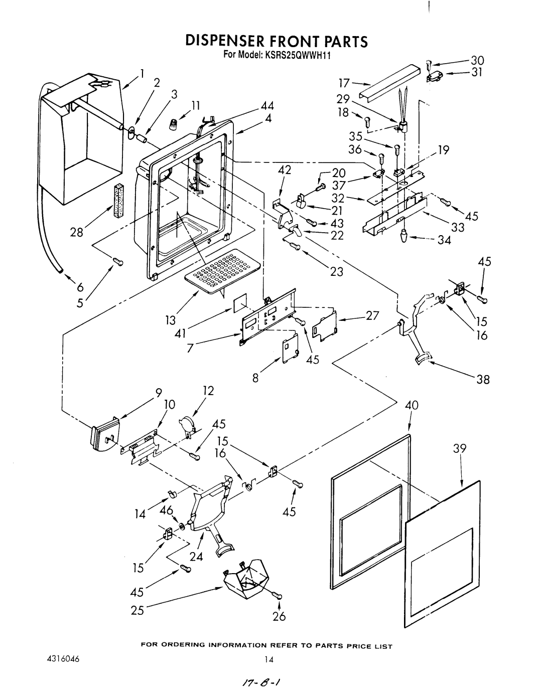 KitchenAid KSRS25QWH11 manual 