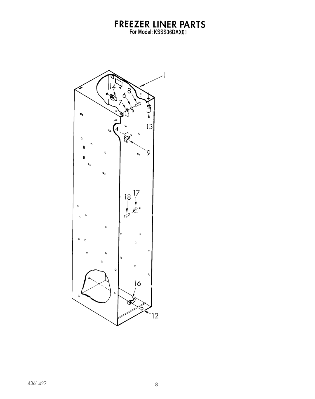 KitchenAid KSSS36DAX01 manual 