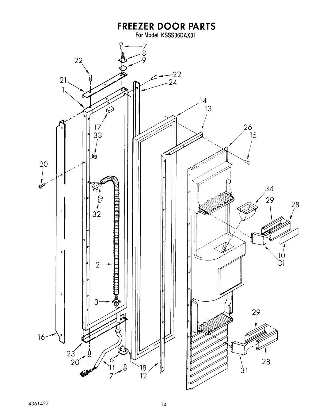 KitchenAid KSSS36DAX01 manual 