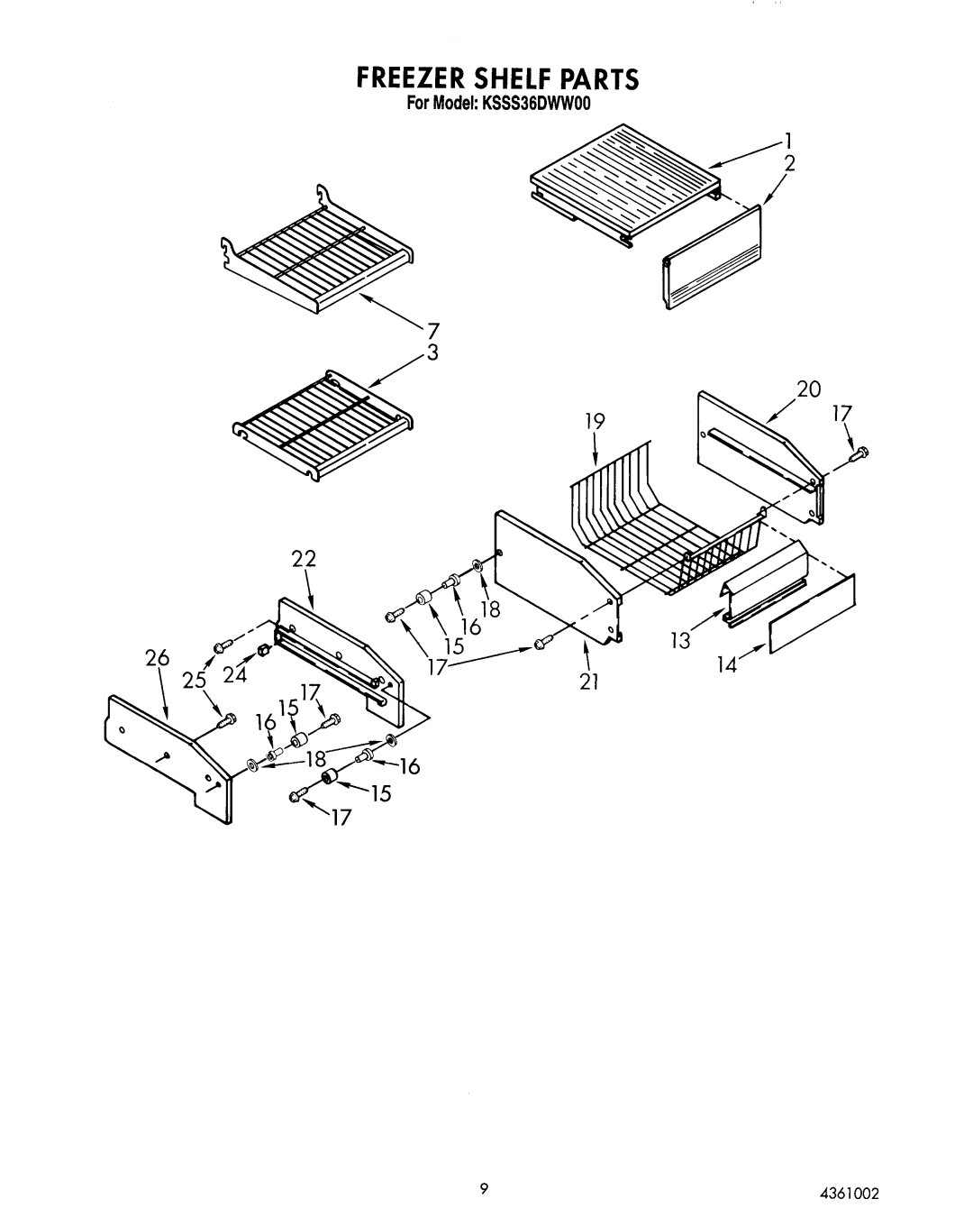 KitchenAid KSSS36DWW00 manual 