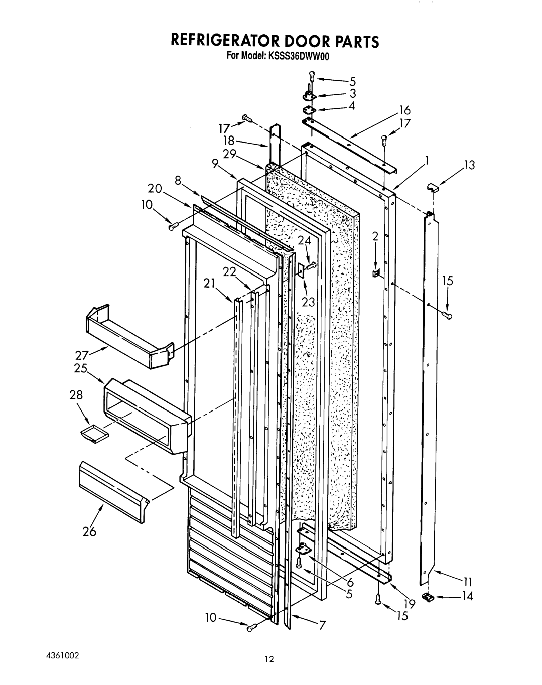 KitchenAid KSSS36DWW00 manual 