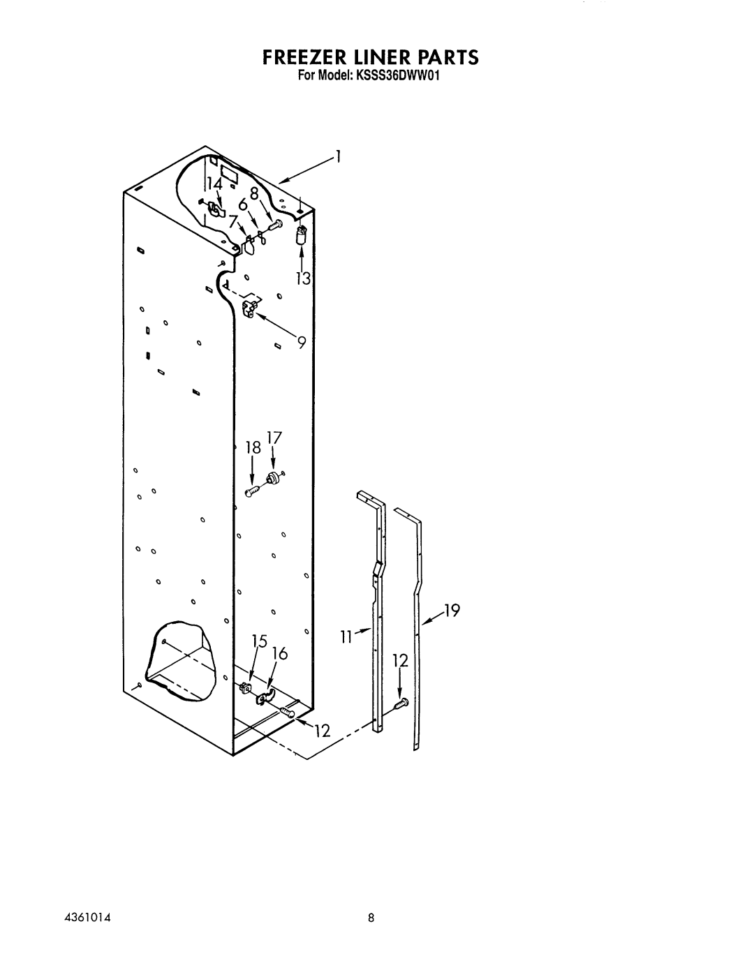 KitchenAid KSSS36DWW01 manual 