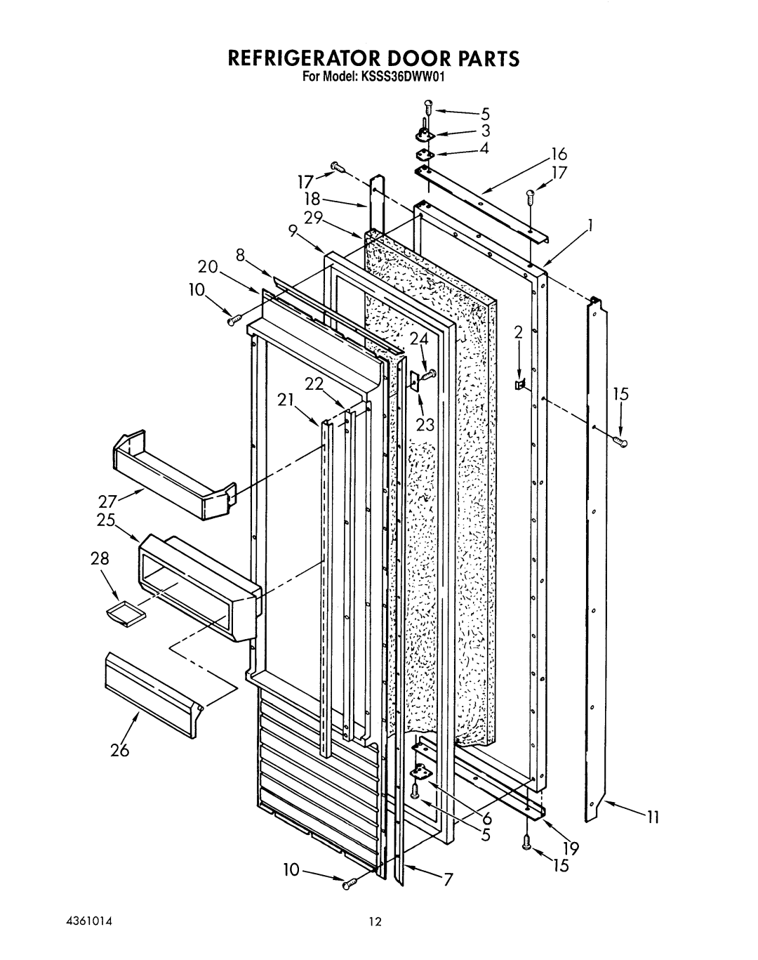 KitchenAid KSSS36DWW01 manual 