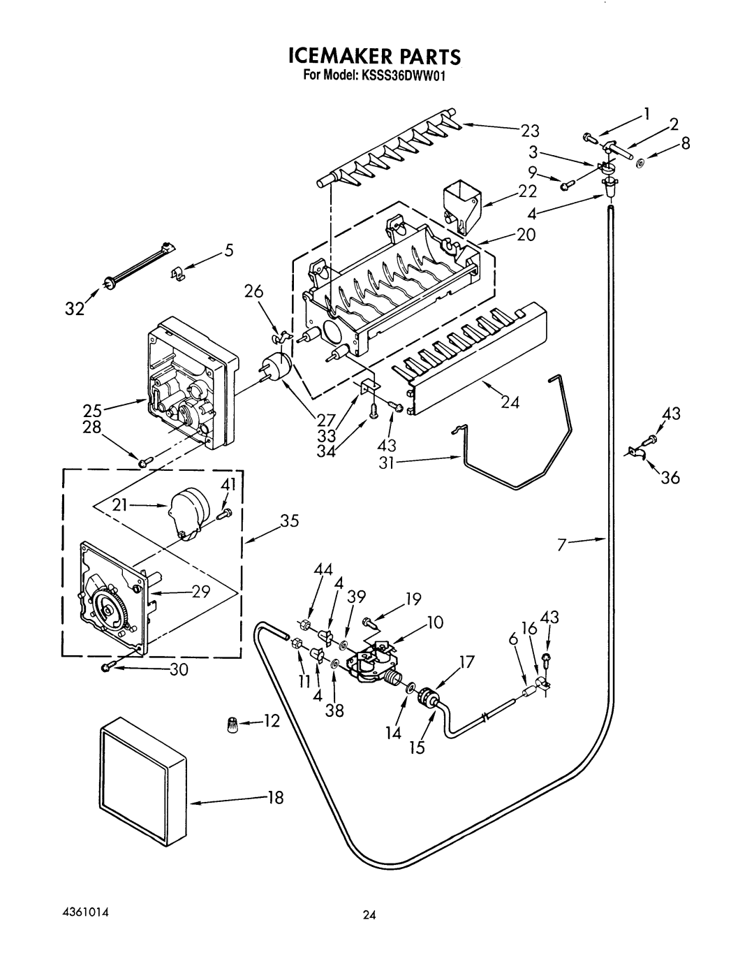 KitchenAid KSSS36DWW01 manual 