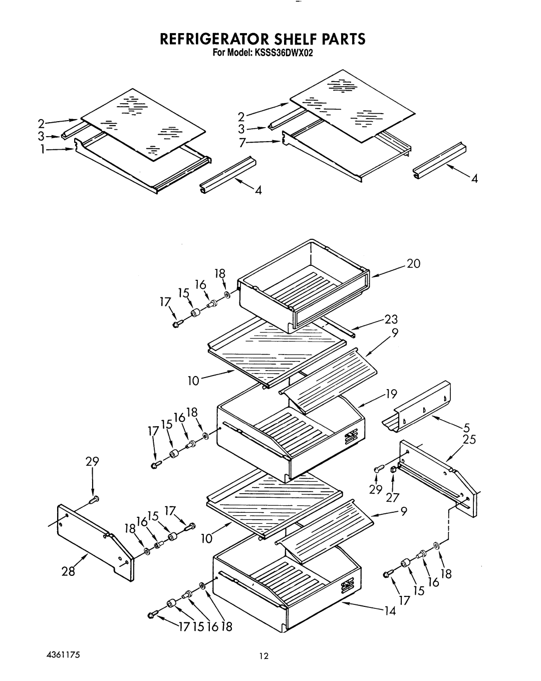 KitchenAid KSSS36DWX02 manual 