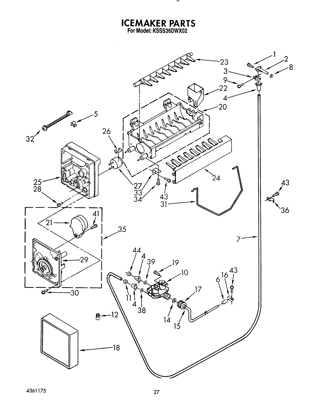 KitchenAid KSSS36DWX02 manual 