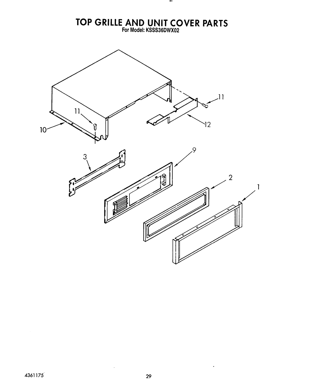 KitchenAid KSSS36DWX02 manual 